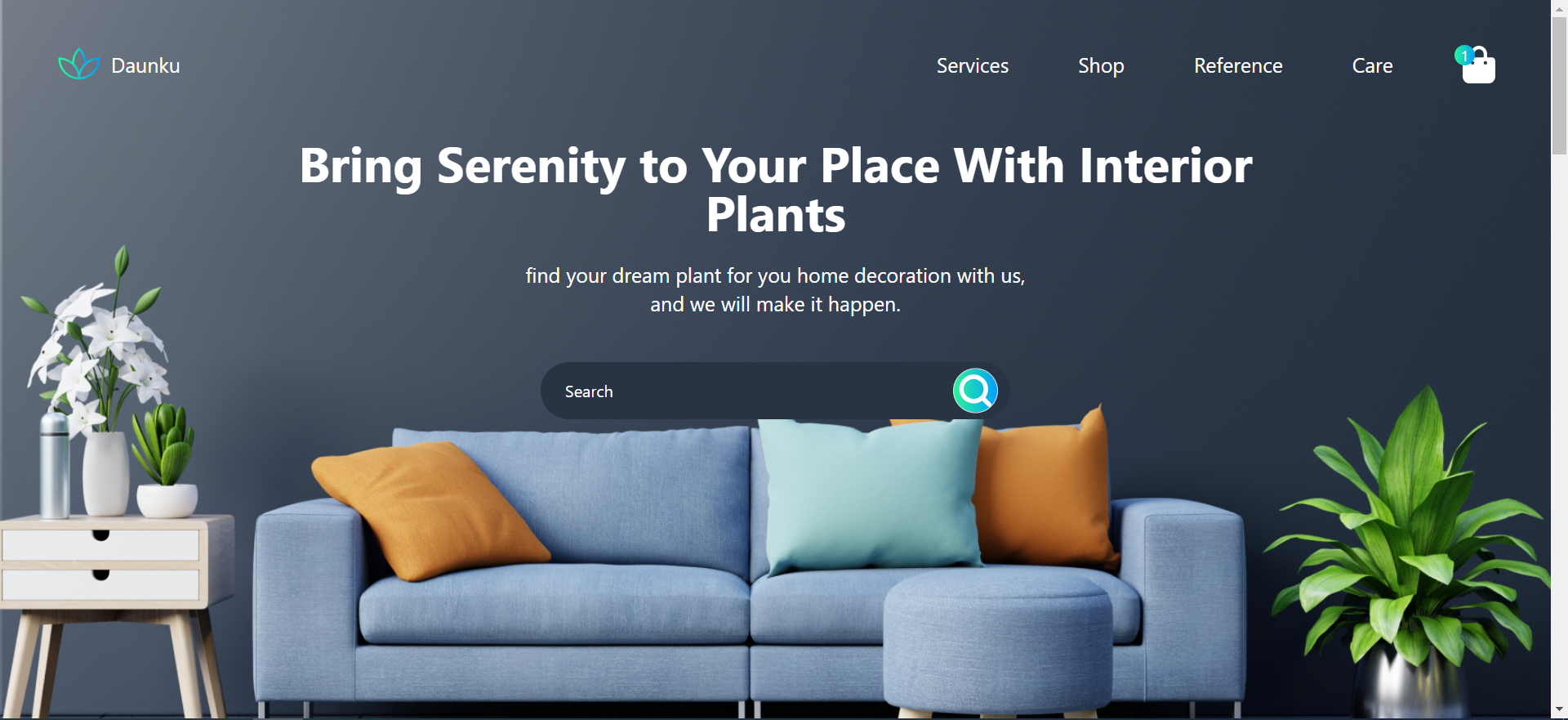 Daunku-LandingPage