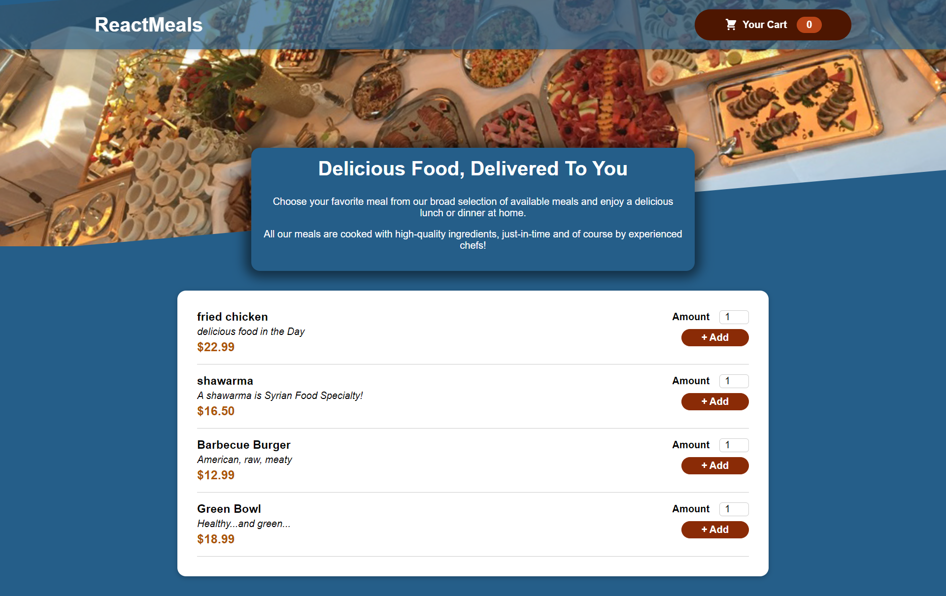 Food Order App